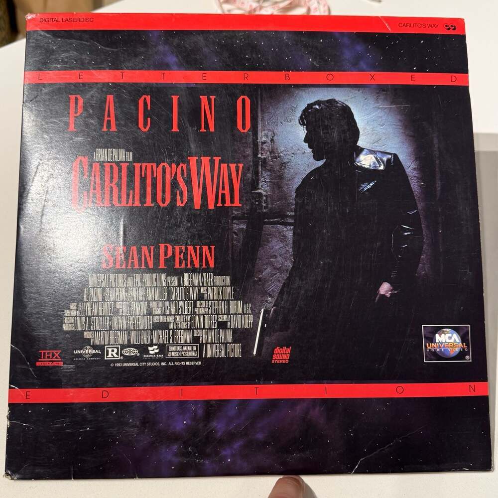 Carlito's Way Laserdisc (1993, MCA Universal Home Video)